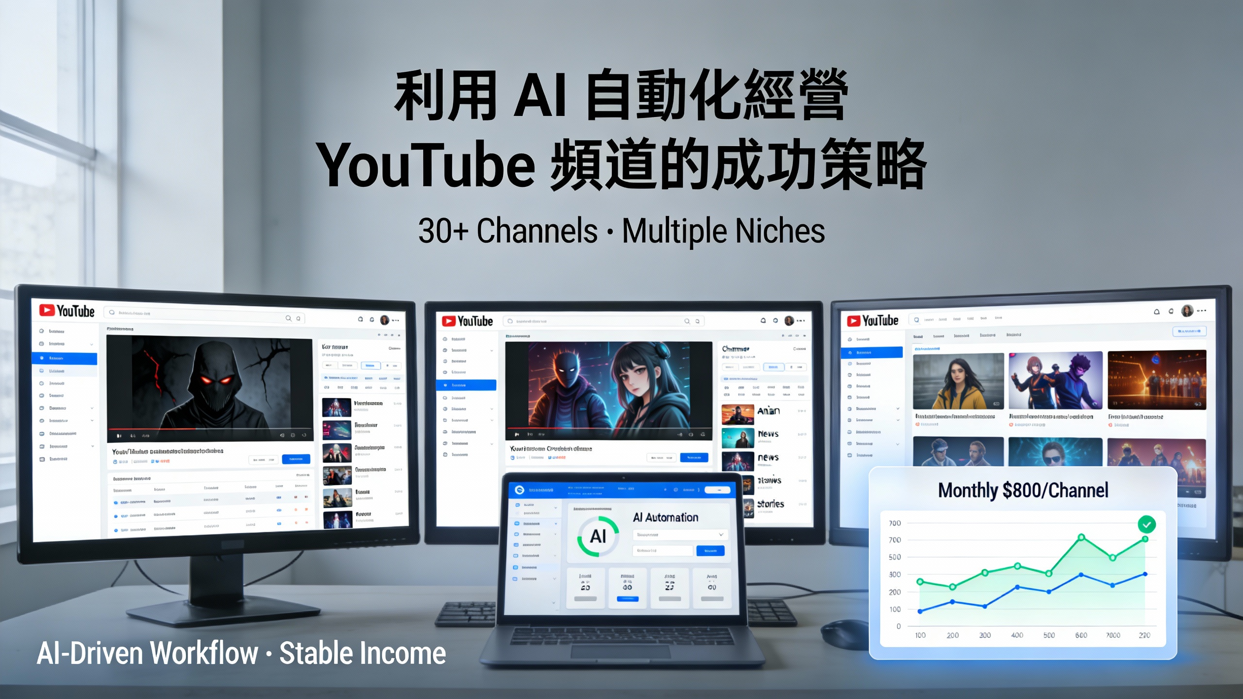 利用 AI 自動化經營 YouTube 頻道的成功策略